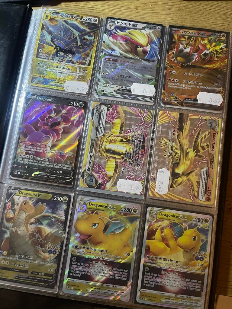 Pokémon Kaarten Collectie - Diverse Zeldzame Kaarten, Ophalen of Verzenden, Zo goed als nieuw, Meerdere kaarten, Foil