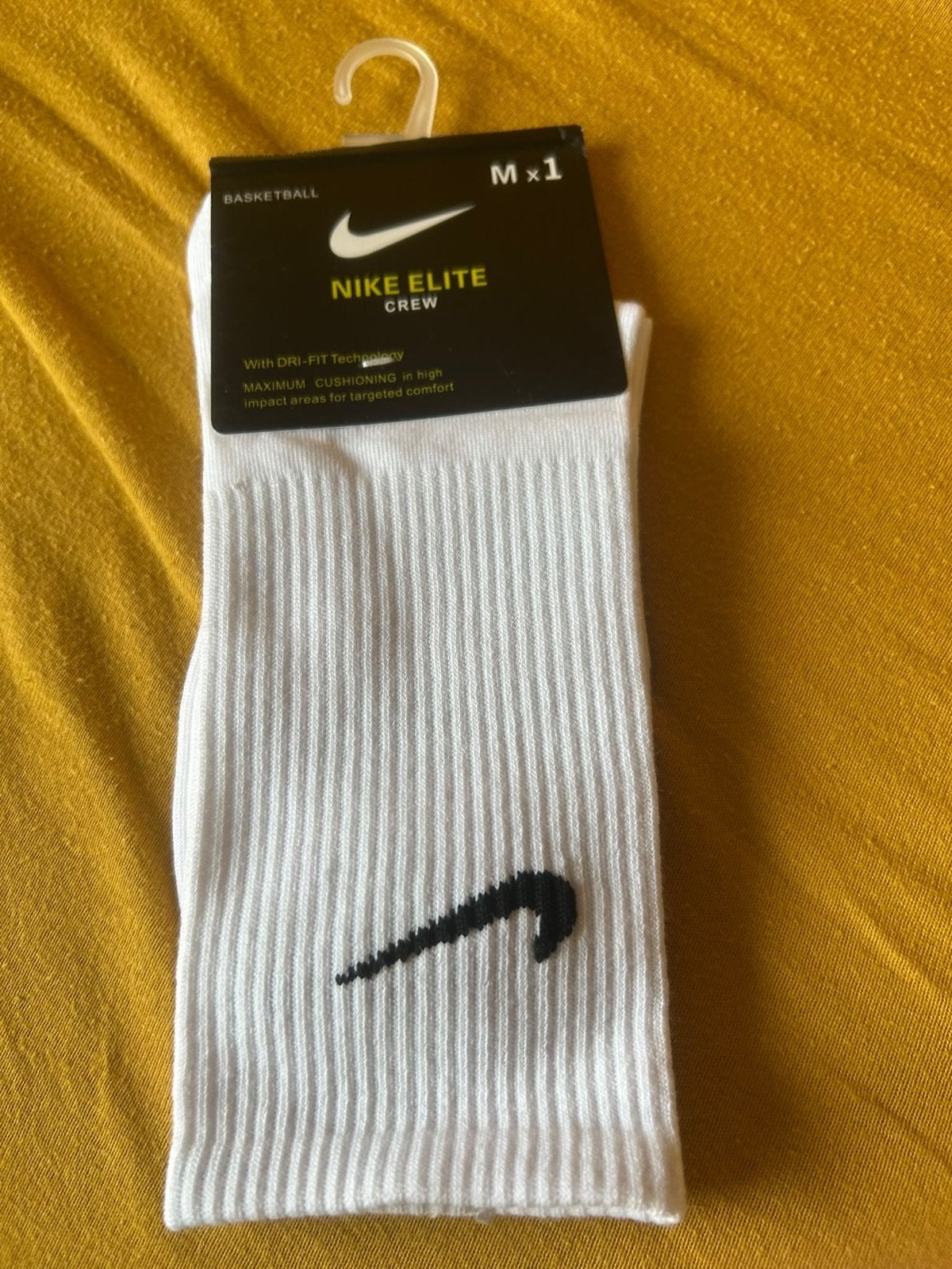 Nike Elite Crew Basketball Sokken - Wit, Ophalen of Verzenden, Nieuw, Overige maten, Wit