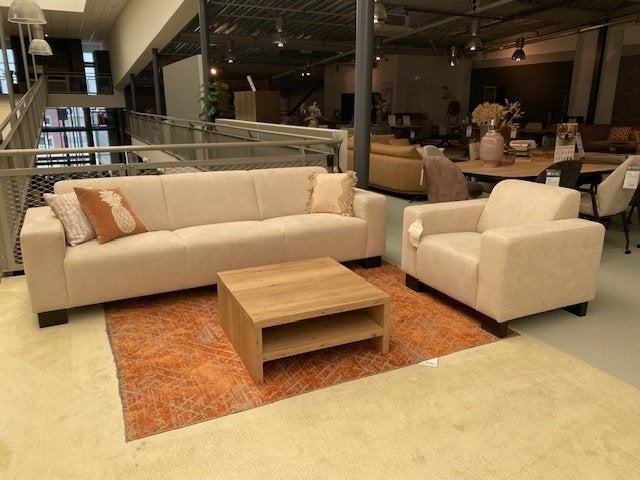 4 zitsbank met fauteuil, Ophalen, Nieuw, Stof
