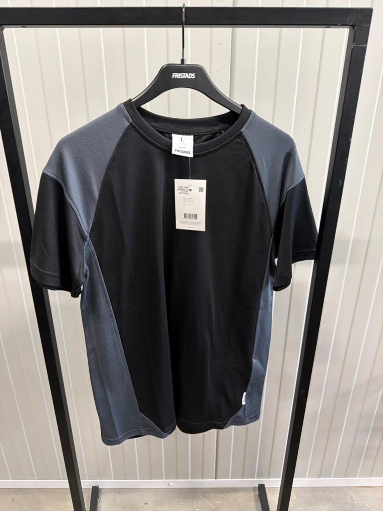 Fristads T-shirt Zwart/Grijs Maat L - Nieuw met label, Ophalen of Verzenden, Nieuw, Maat 52/54 (L), Zwart