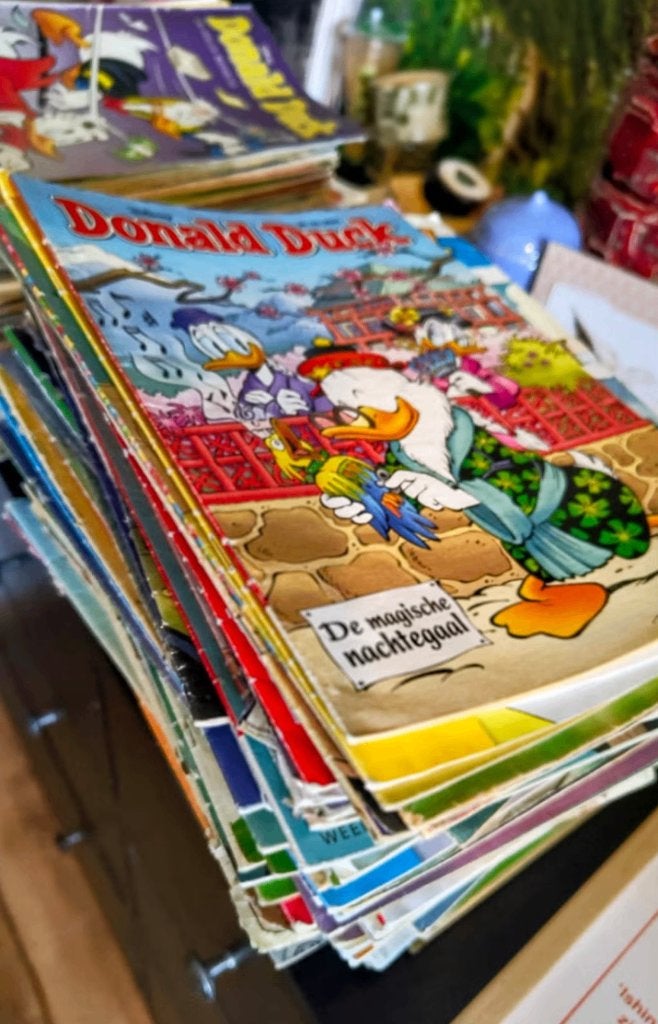 Donald Ducks! Heel veel leesplezier. Ongeveer 100 stuks!, Boeken, Meerdere stripboeken, Ophalen, Gelezen, Donald Duck
