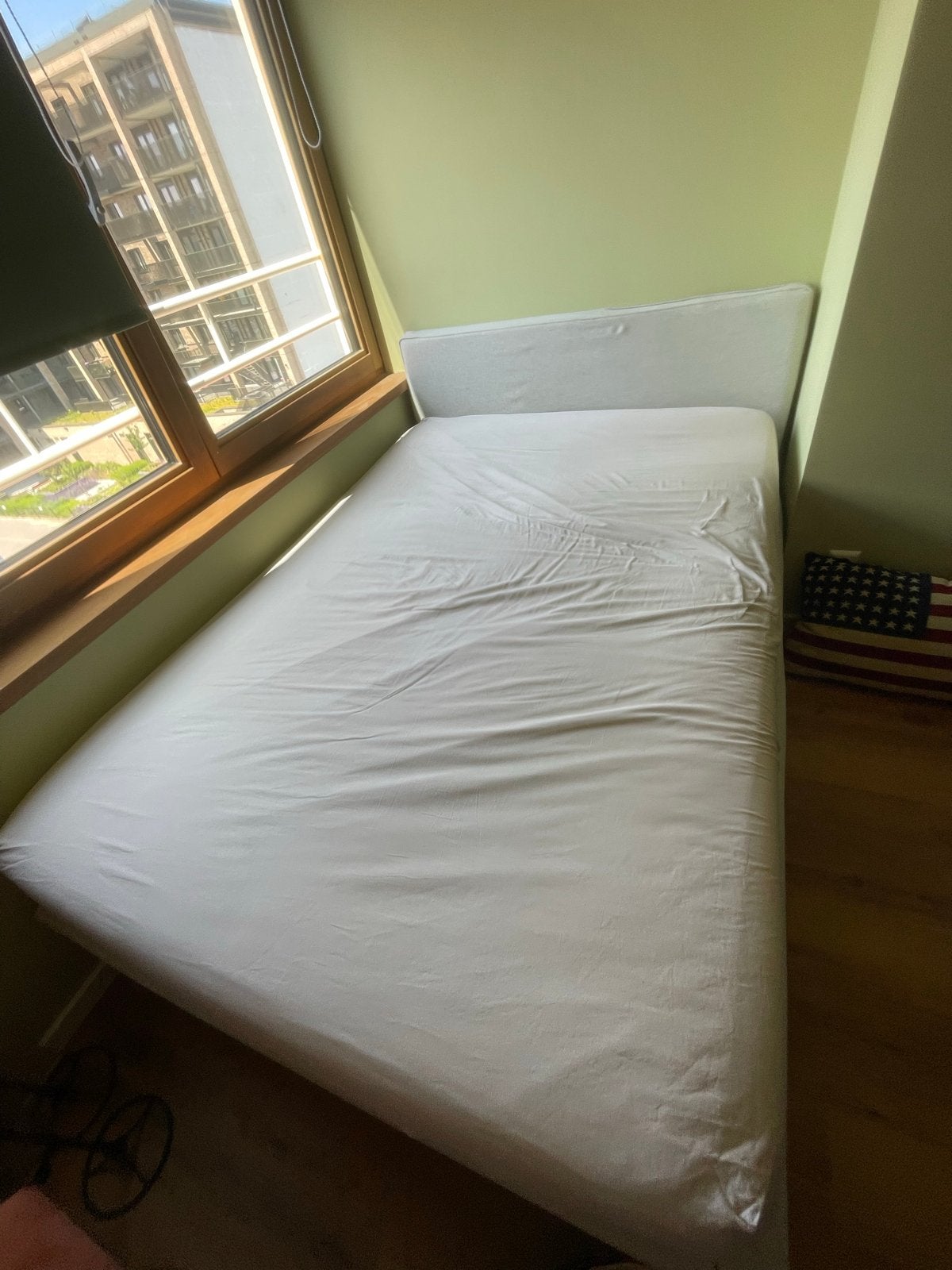 Boxspring 2-persoons 140x200 cm van Wehkamp met matras, Huis en Inrichting, Slaapkamer | Bedden, Ophalen, Gebruikt, Tweepersoons