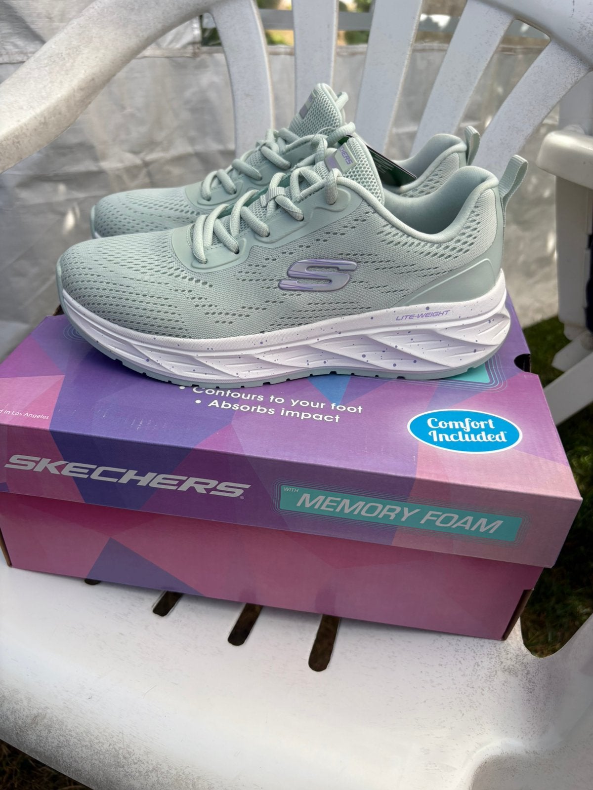 Skechers prachtige splinternieuwe sneakers maat 38, Nieuw, Ophalen of Verzenden, Sneakers of Gympen, Groen