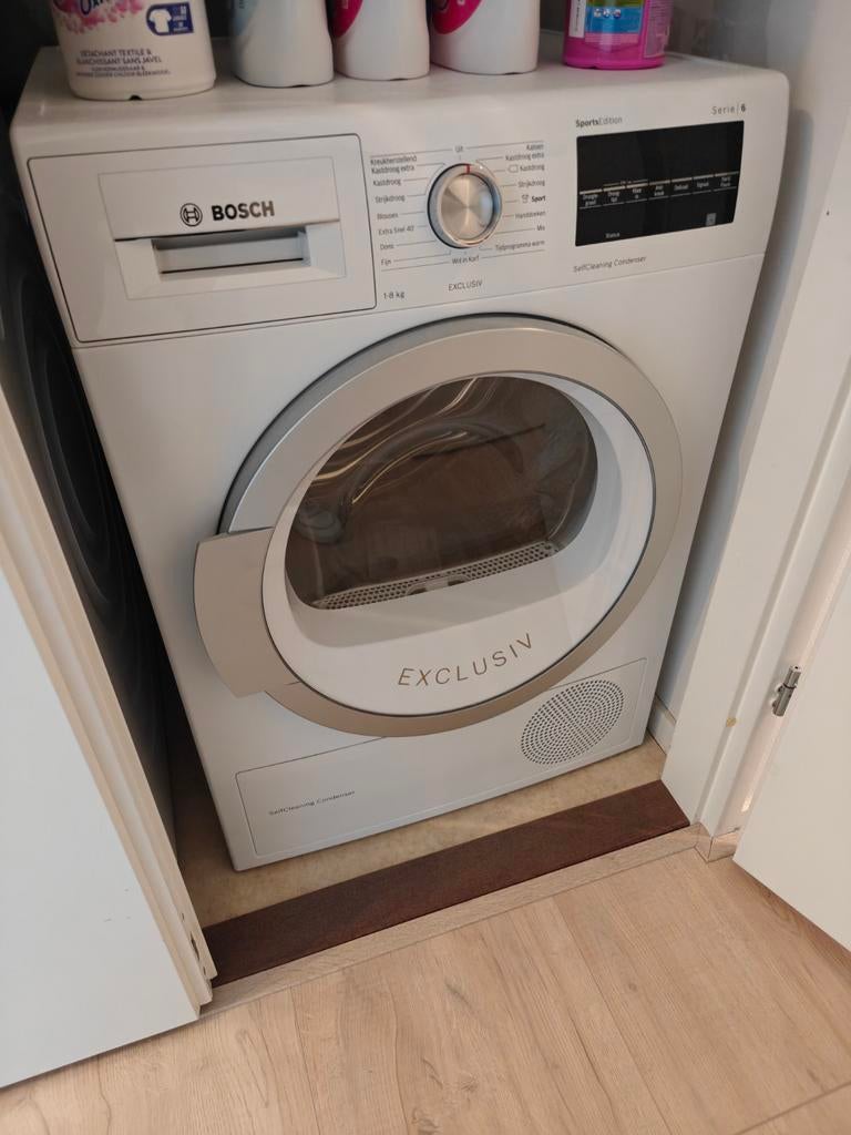 Bosch serie 6 SportsEdition 8kg warmtepompdroger, Ophalen, Minder dan 85 cm, Overige typen, 8 tot 10 kg