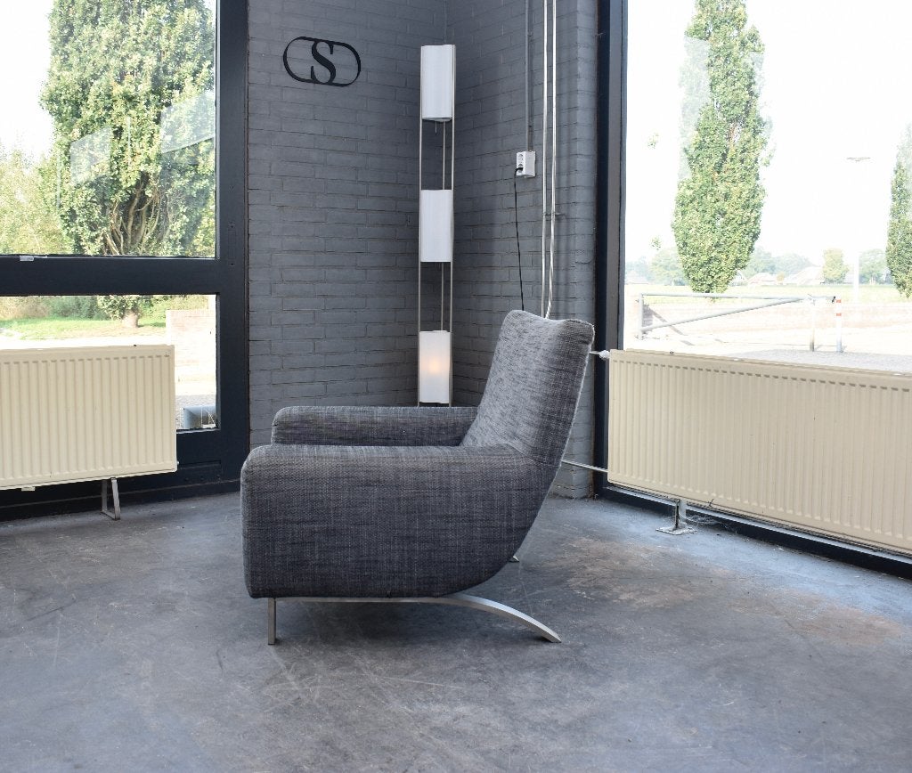 Mooie Dutch design Montis fauteuil, Ophalen, Gebruikt, 75 tot 100 cm, Metaal