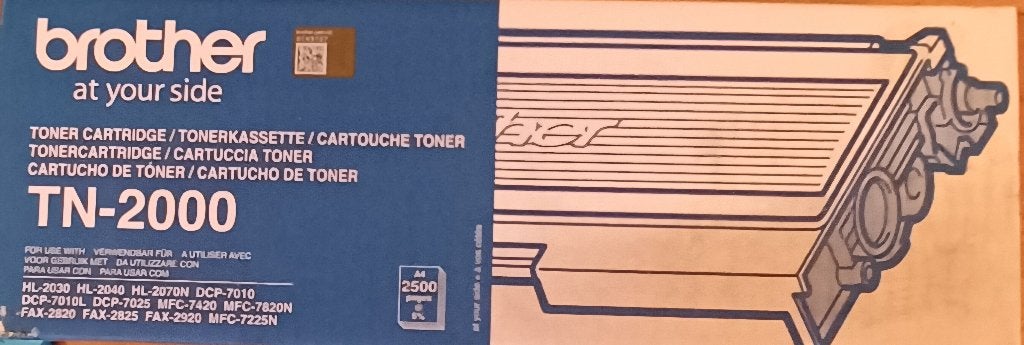 Brother TN-2000 Toner Cartridge - Nieuw in doos, Ophalen of Verzenden, Nieuw, Toner, Brother