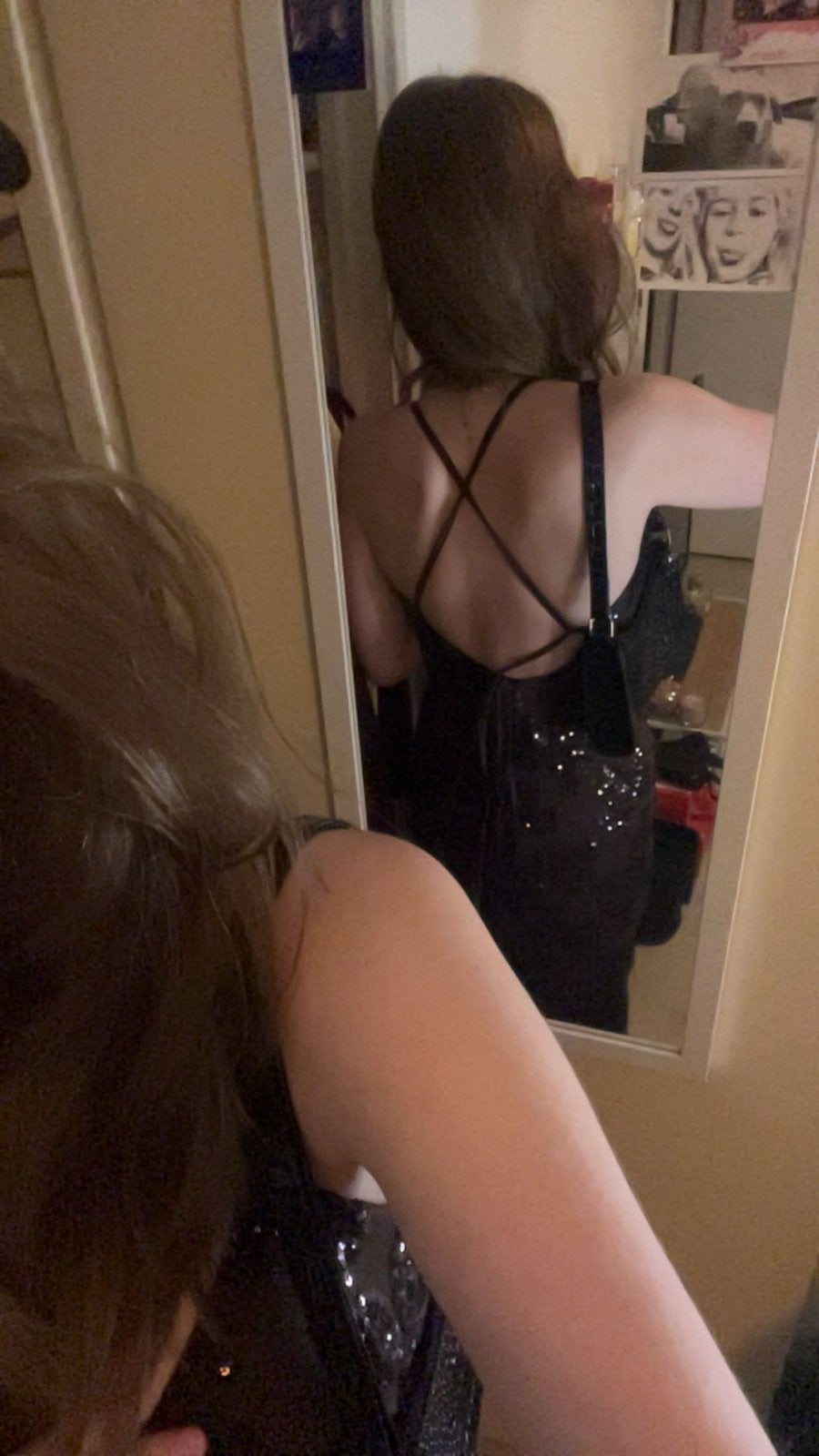 Bruine gala jurk maat: one size, Bruin, Zo goed als nieuw, Onder de knie, Ophalen