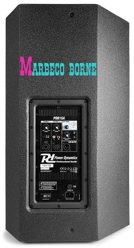 Actieve speaker, luidspreker 15 inch,versterker, PD-615A Pro, Overige typen, Info@marbeco.nl, AUX-ingang, 150 watt of meer