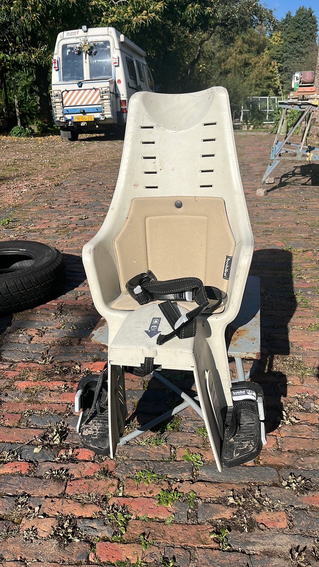 Bobike fietsstoelte GRATIS, Fietsen en Brommers, Achterzitje, Ophalen, 15 t/m 25 kg, Gebruikt