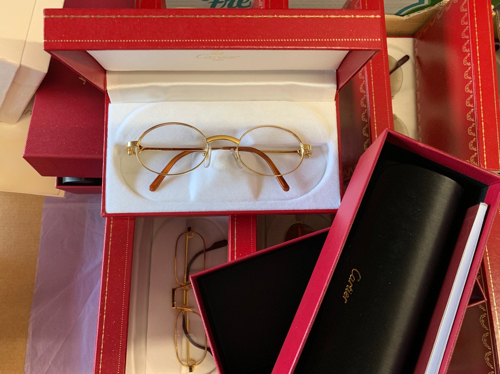 Cartier bril 22k nieuw staat, Overige merken, Overige kleuren, Nieuw, Ophalen of Verzenden
