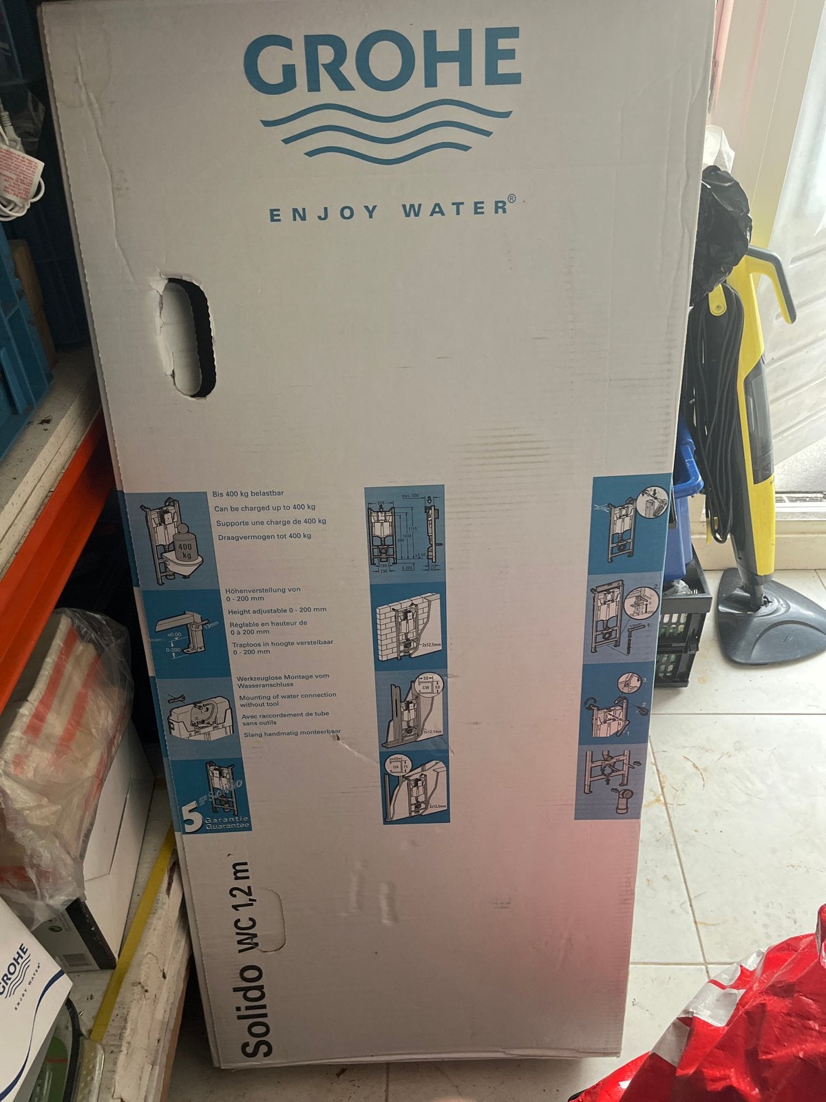 Grohe Solido WC 1,2 m inbouwreservoir - Nieuw, Ophalen, Nieuw, Toilet
