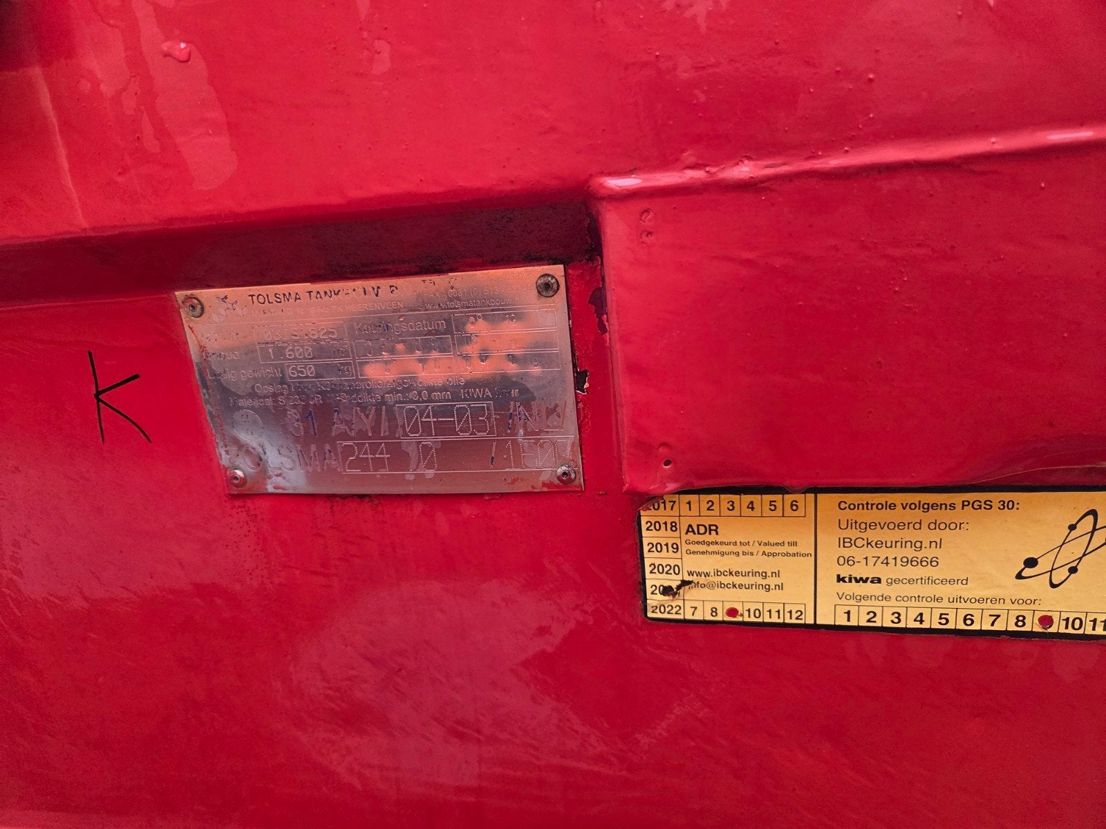 Mobiele dieseltank 1600ltr, Ophalen of Verzenden