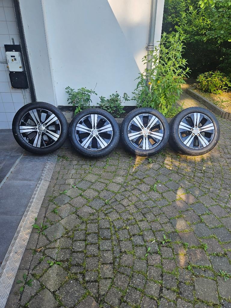 Te Koop Origineel Mercedes velgen 17 inch met Banden, Auto-onderdelen, Banden en Velgen, Ophalen, 245 mm, Velg(en), Nieuw
