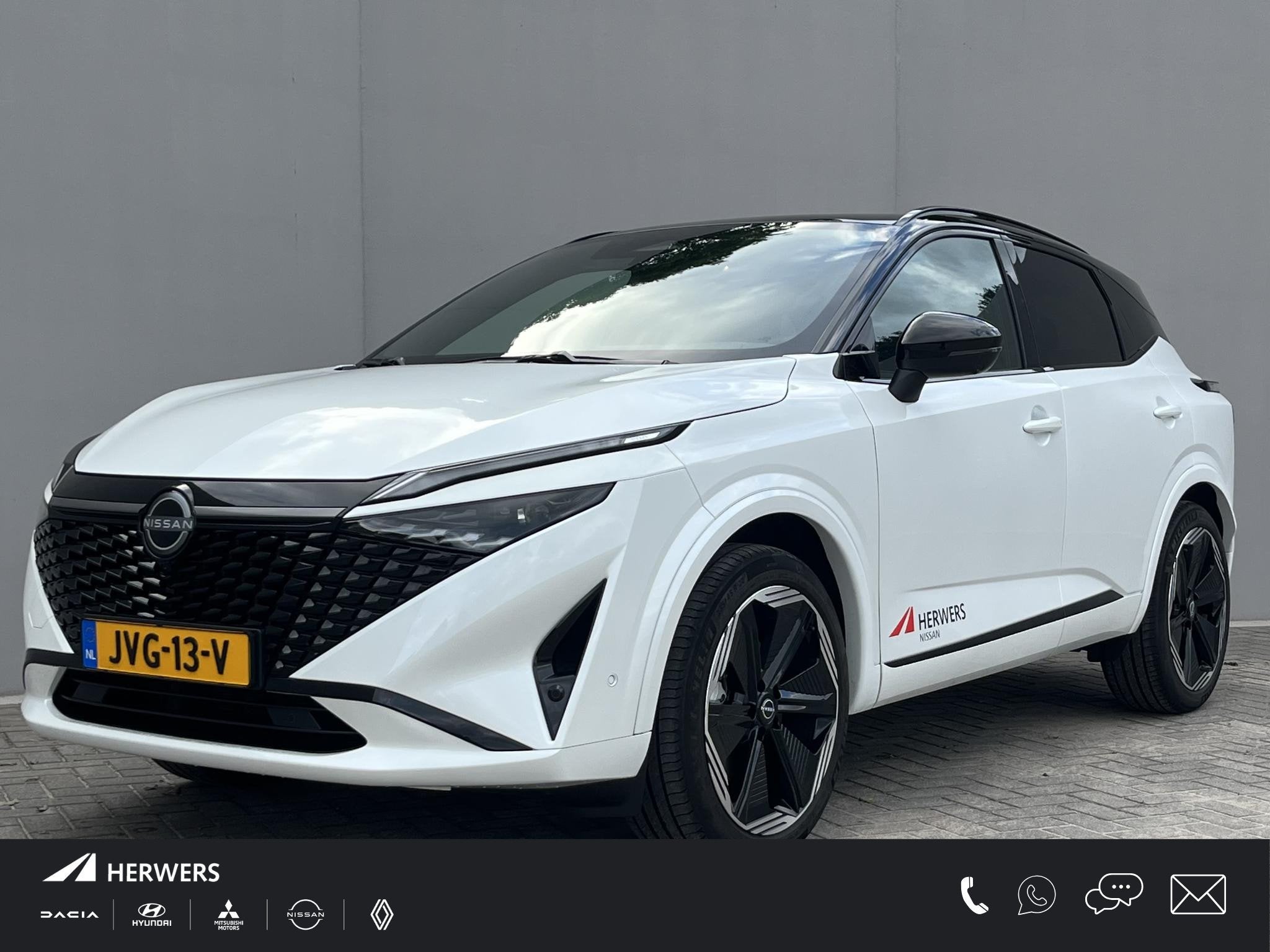 Nissan Qashqai 1.5 e-Power N-Design / 10 Jaar Nissan More /, 1498 cc, 2 kWh, Wit, Origineel Nederlands