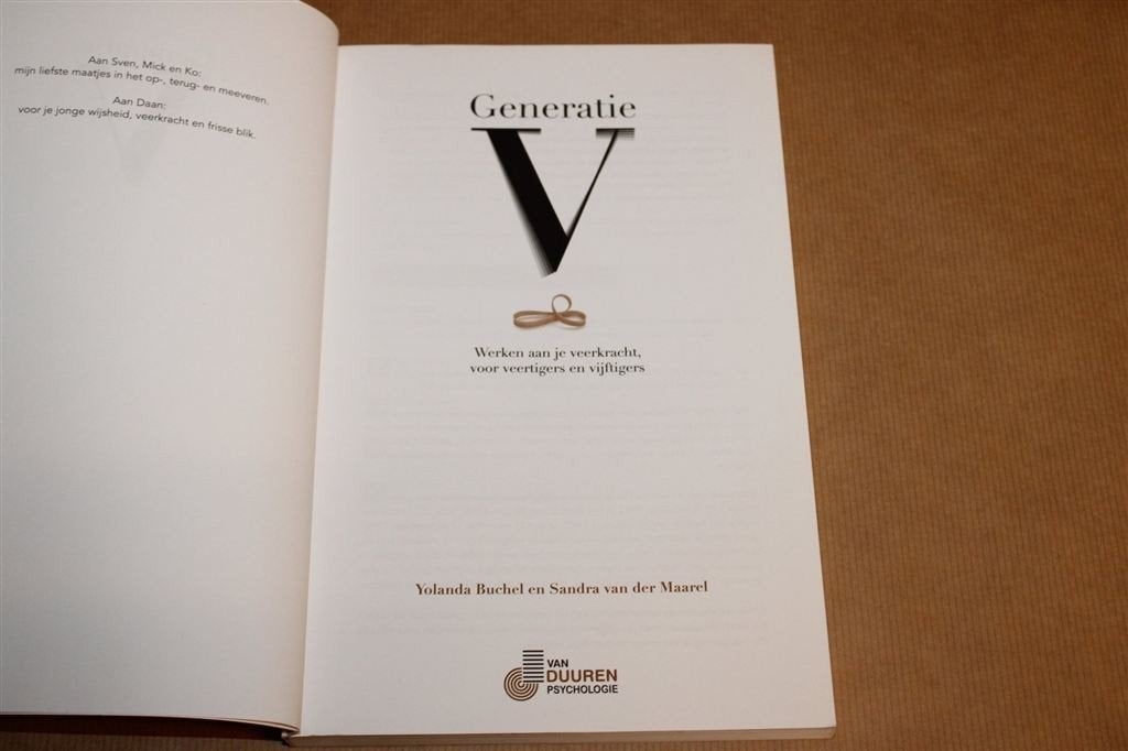 Generatie V — Veerkracht voor Veertigers en Vijftigers, Ophalen of Verzenden, Zo goed als nieuw