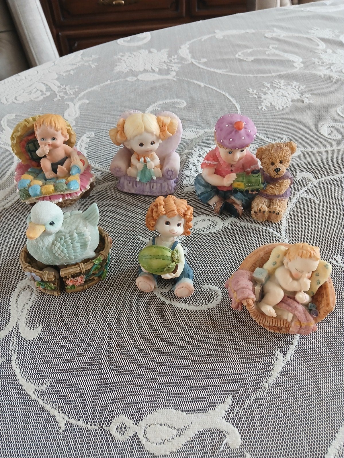 6 leuke beeldjes, Verzamelen, Ophalen of Verzenden, Zo goed als nieuw, Mens