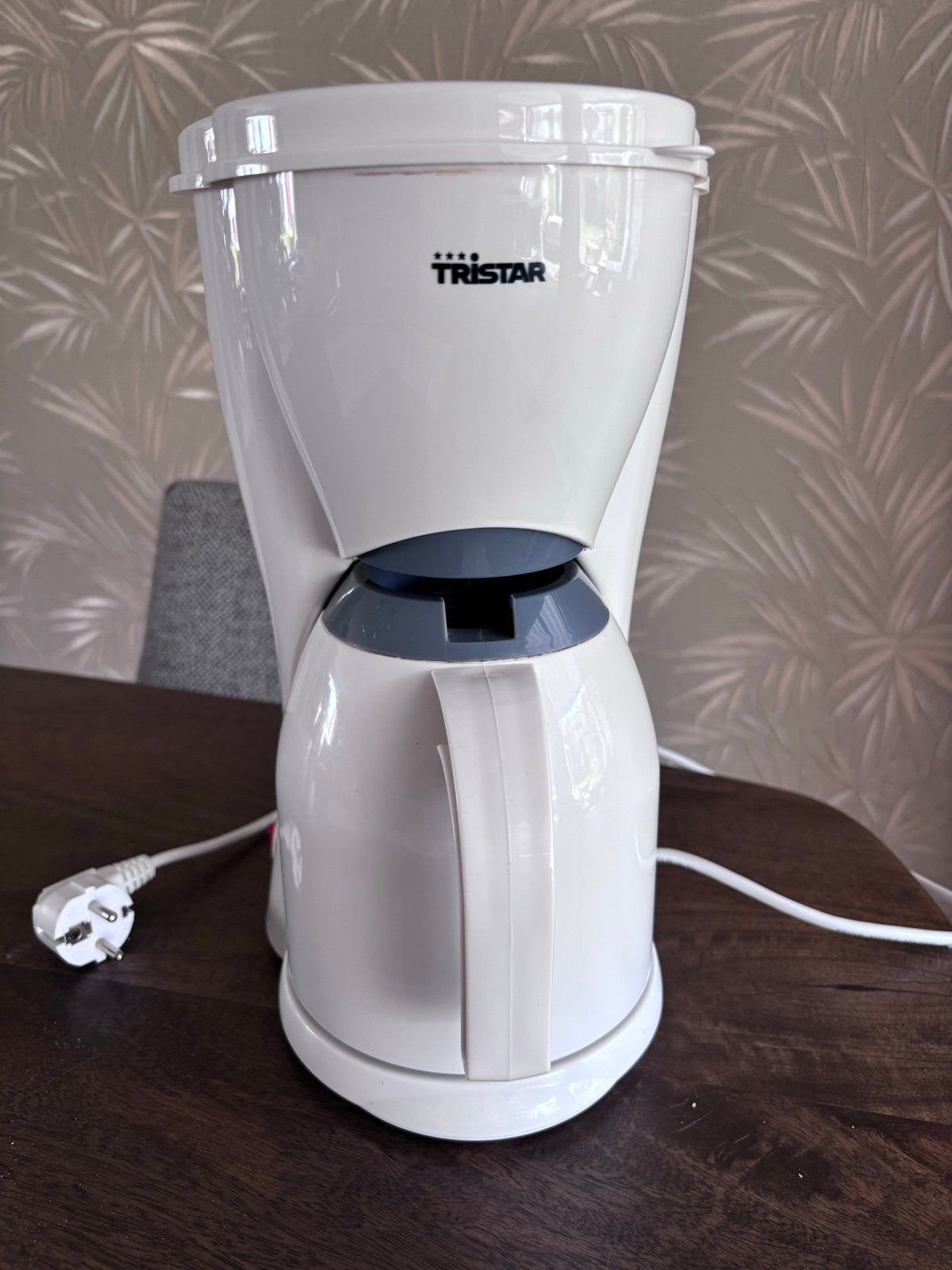 Tristar Koffiezetapparaat KZ-1219 - Wit, geschikt camping, 10 kopjes of meer, Koffiemachine, Gemalen koffie, Ophalen of Verzenden