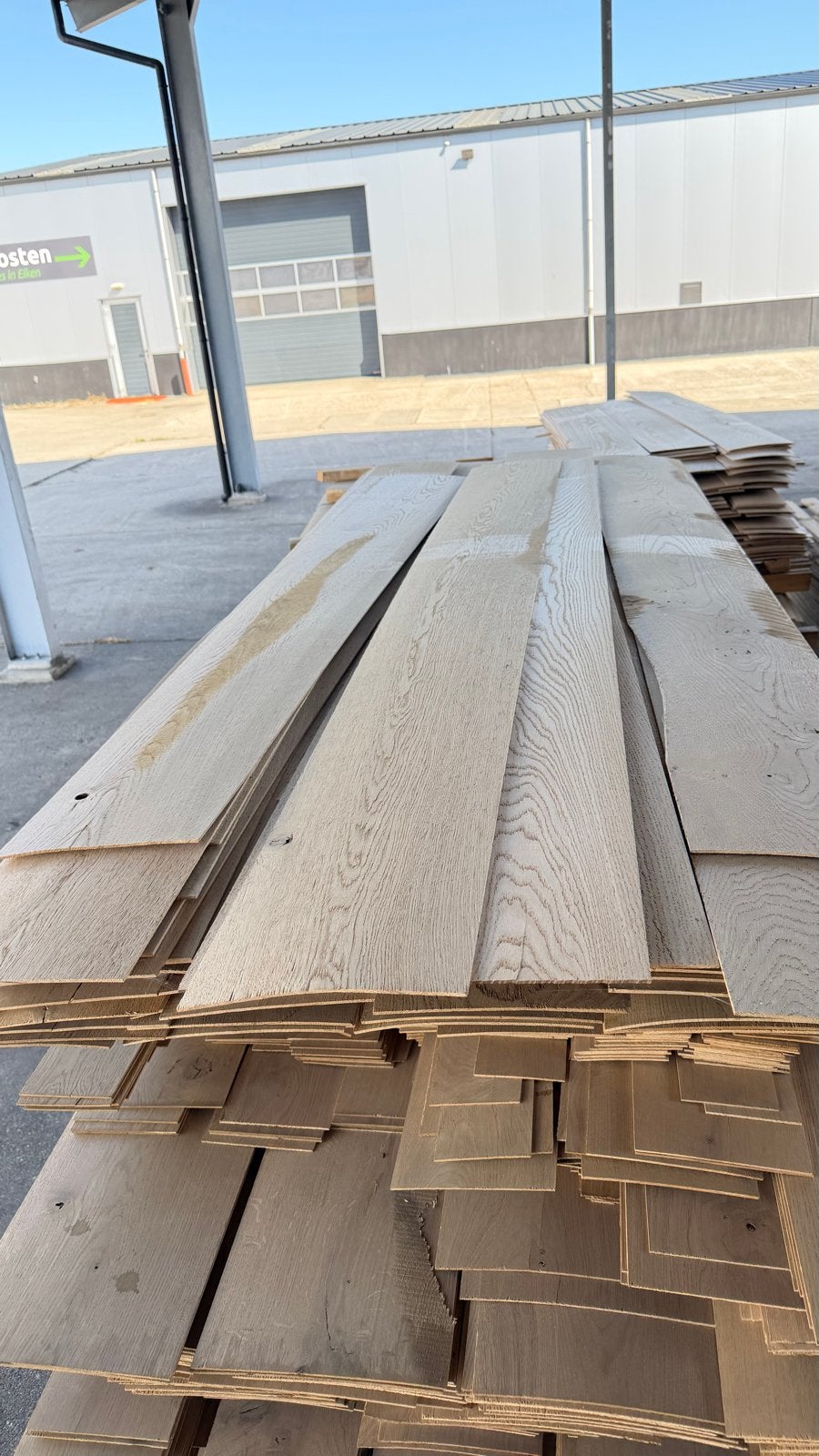 Opruiming! 5000 m2 eiken fineer, 2/3/4 mm dik gedroogd, Ophalen, Minder dan 25 mm, Eiken, Overige typen