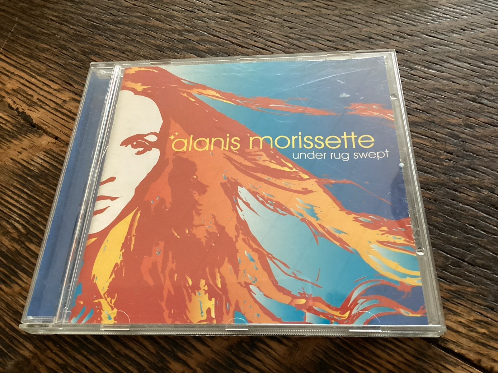 Alanis Morissette - Under Rug Swept CD, voor 2 euro., Gebruikt, Pop, Ophalen of Verzenden, Inclusief doosje
