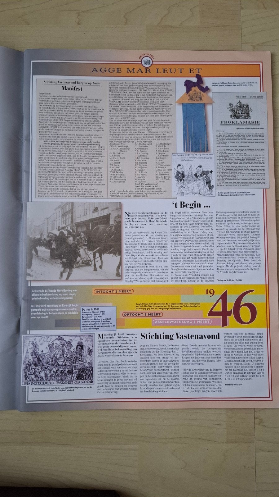 Boek van 5x11 Vastenavend. in 't Krabbegat 1946-2000, Ophalen of Verzenden, Zo goed als nieuw