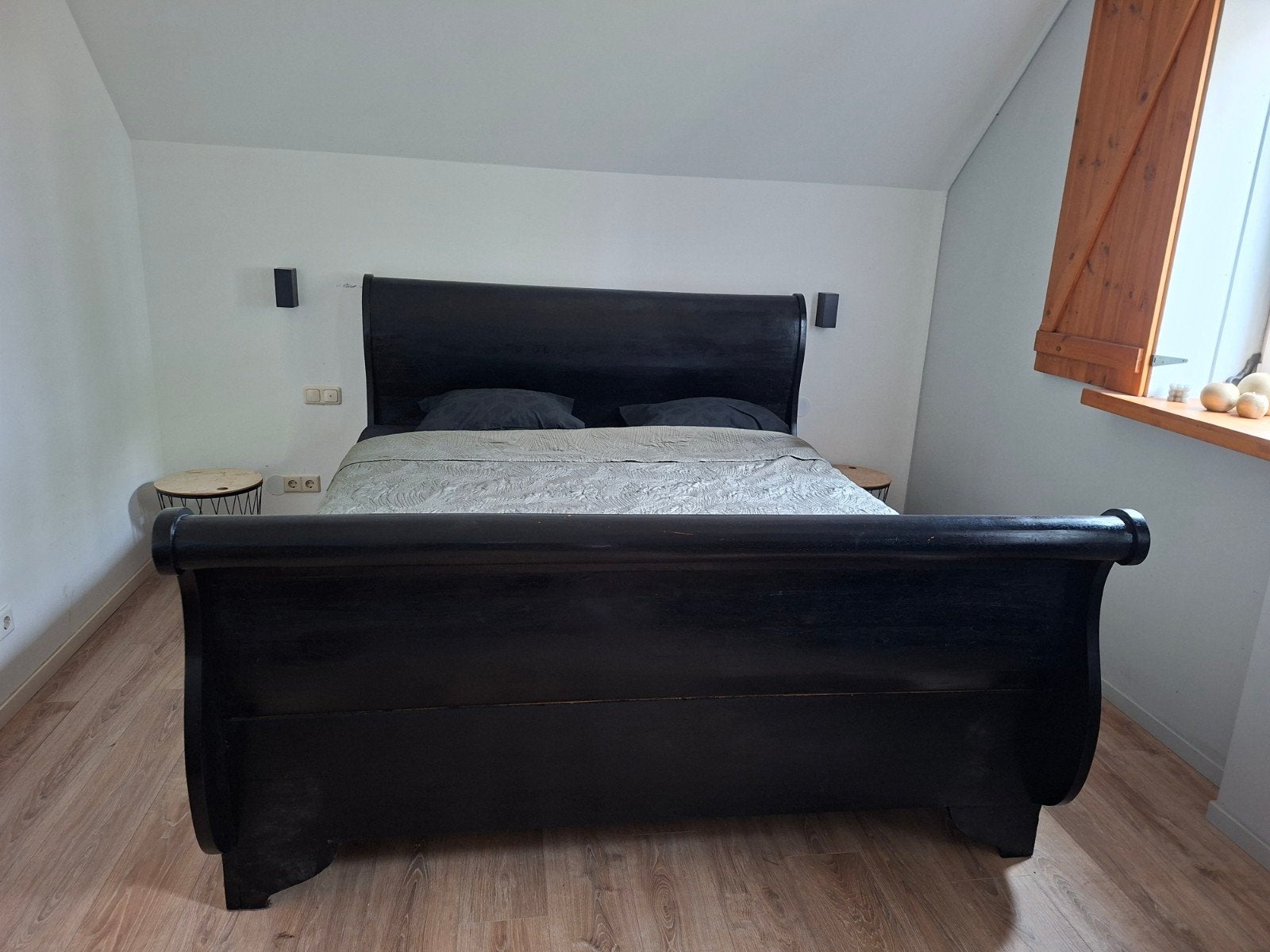 2 persoonsbed, Huis en Inrichting, Ophalen, Gebruikt, Tweepersoons, 180 cm