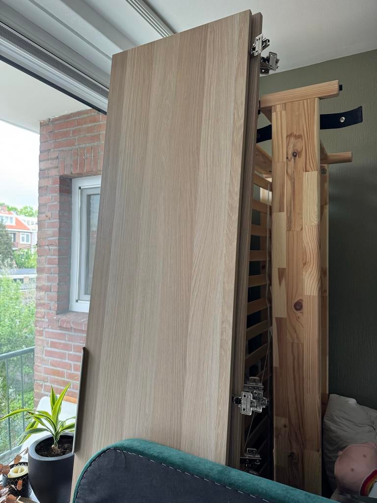 GRATIS Drie Ikea PAX Forsand kastdeuren eikeneffect 50x229cm, Huis en Inrichting, Kasten | Kledingkasten, Ophalen, Gebruikt, 200 cm of meer