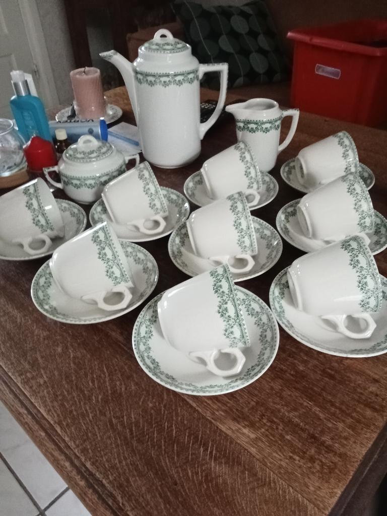koffie set van boch la louviere serie CARLOTTA, Ophalen of Verzenden