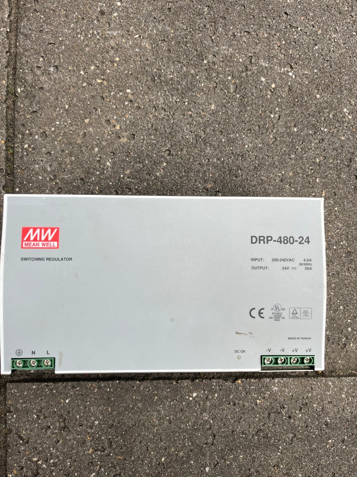 Voeding 24 volt 20-amp, Ophalen, Zo goed als nieuw