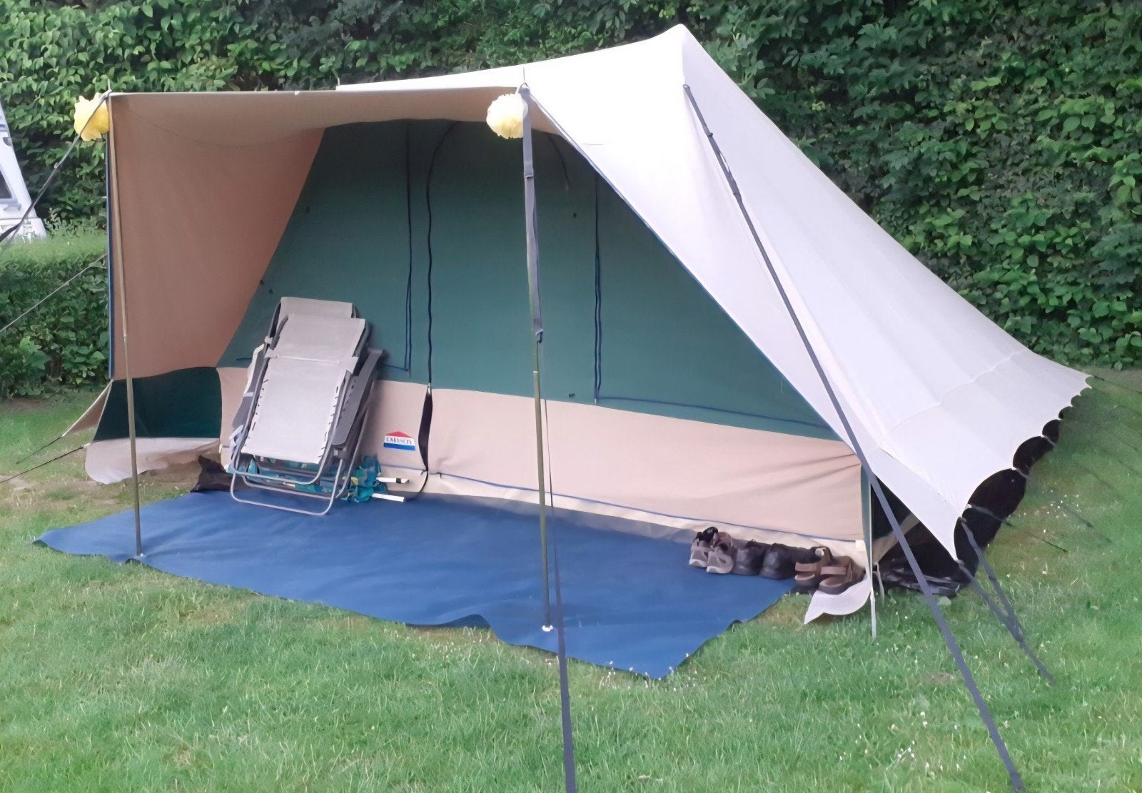 Cananon stormtent, 4 persoons., Caravans en Kamperen, Ophalen, Gebruikt, Tot en met 4