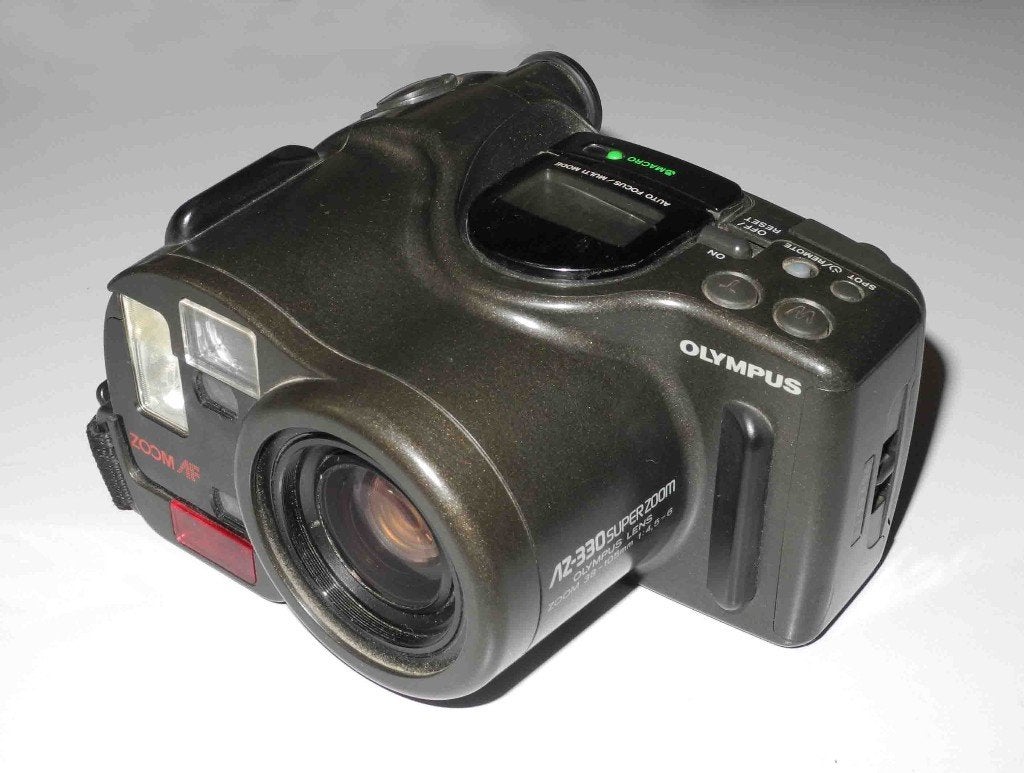 Olympus AZ330 super zoom in tas, Ophalen of Verzenden, Gebruikt, Spiegelreflex, Olympus