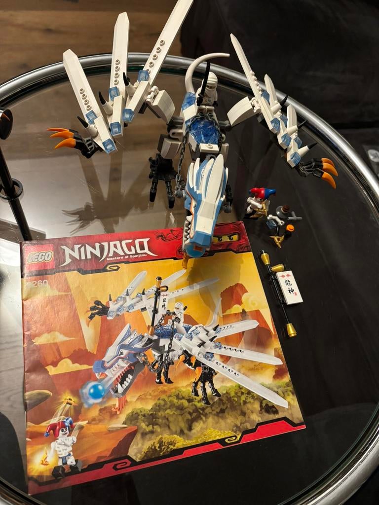 Lego ninjago 2260 ijsdraak ( als nieuw ), Compleet, Lego, Ophalen of Verzenden, Zo goed als nieuw
