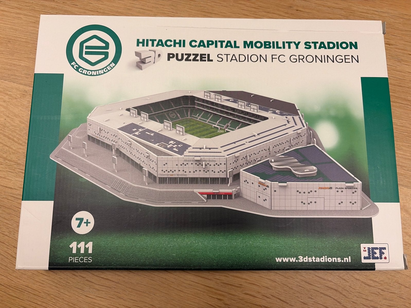 3D Puzzel Stadion FC Groningen, Ophalen of Verzenden, Meer dan 50 stukjes, Nieuw, 6 jaar of ouder