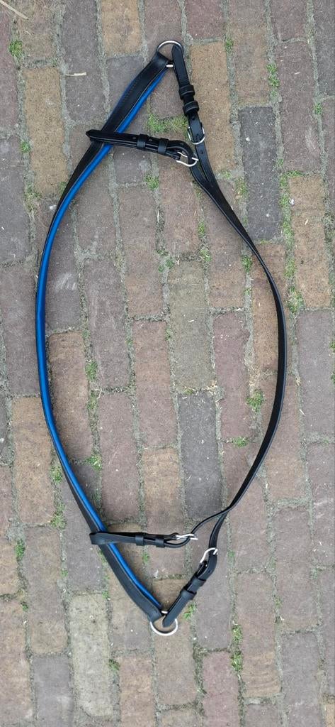 Leren broek van mentuig maat Shetlander, blauw onderlegd, Ophalen of Verzenden, Nieuw, Overige soorten