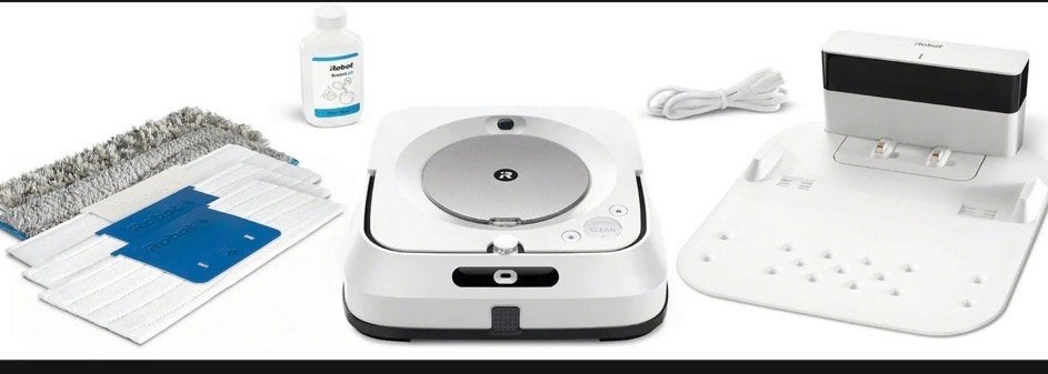 iRobot Braava Jet m6 Dweilrobot - Zo goed als nieuw, Witgoed en Apparatuur, Stofzuigers, IRobot, Dweilfunctie, Ophalen of Verzenden