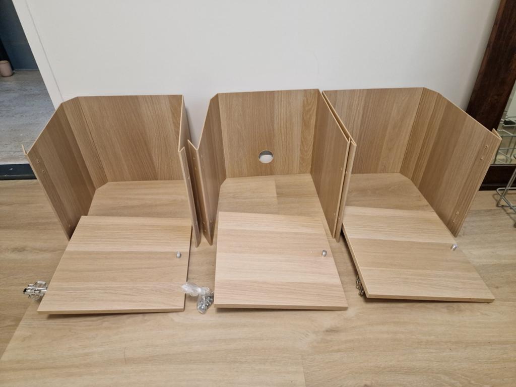 3x interieur Kalax ikea vakkenkast, Huis en Inrichting, Kasten | Televisiemeubels, Ophalen, Minder dan 50 cm, Modern, Scandinavisch