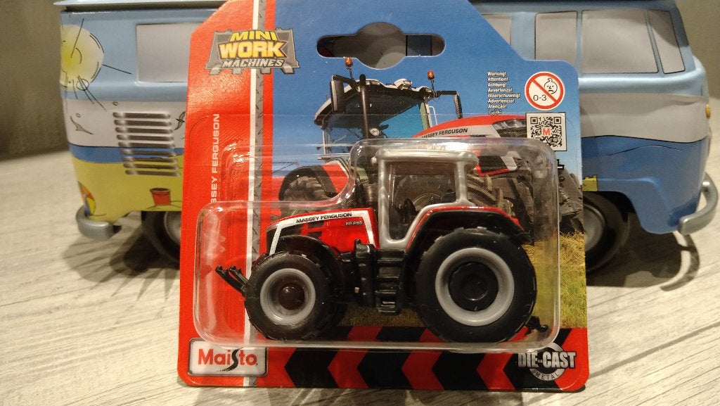 Maisto Mini Work Machines Massey Ferguson 8S.265 Red 1:87?, Ophalen of Verzenden, Nieuw, Bus of Vrachtwagen, Overige merken