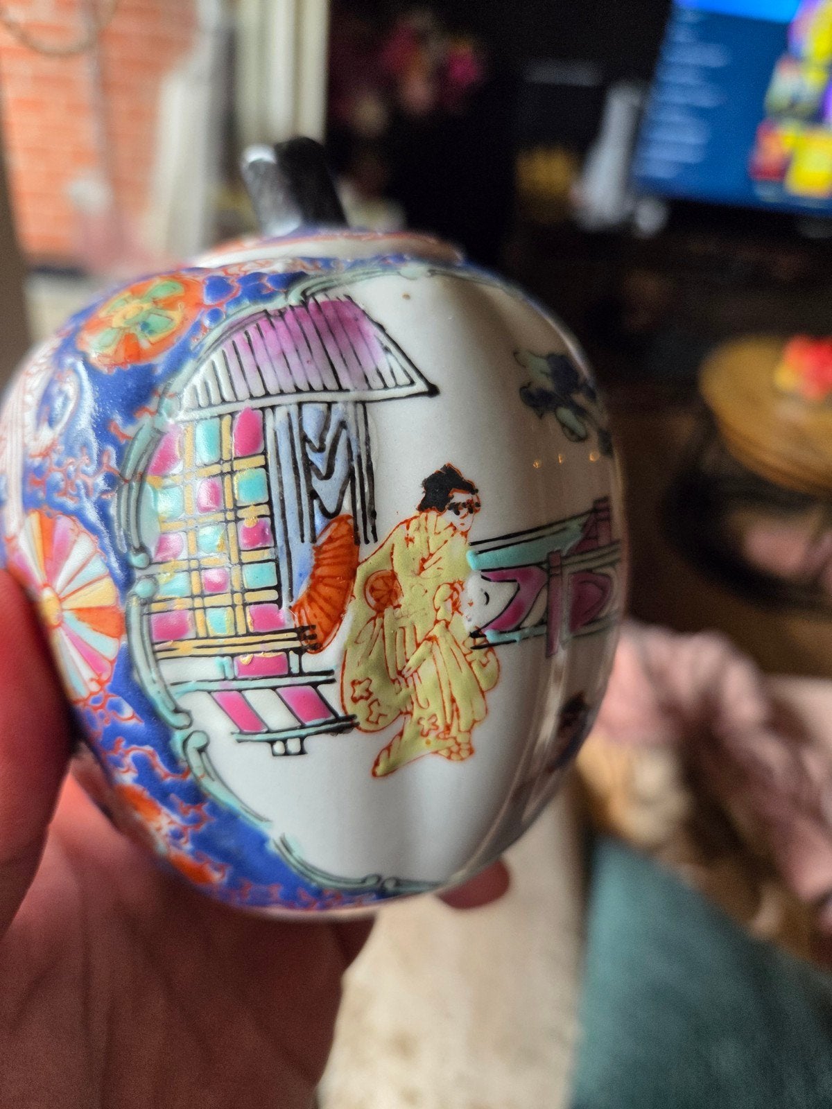 Japans potje in goede staat compleet, Antiek en Kunst, Ophalen of Verzenden