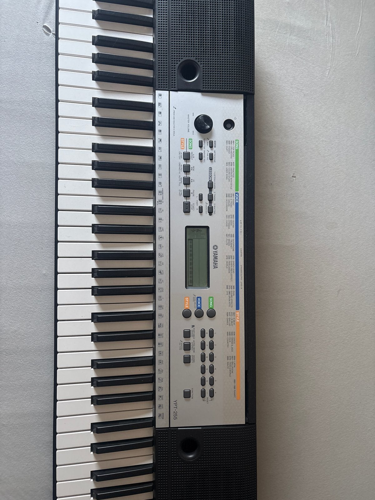 Yamaha YPT-255 Keyboard - Ideaal voor beginners, Muziek en Instrumenten, 61 toetsen, Yamaha, Ophalen of Verzenden, Zo goed als nieuw