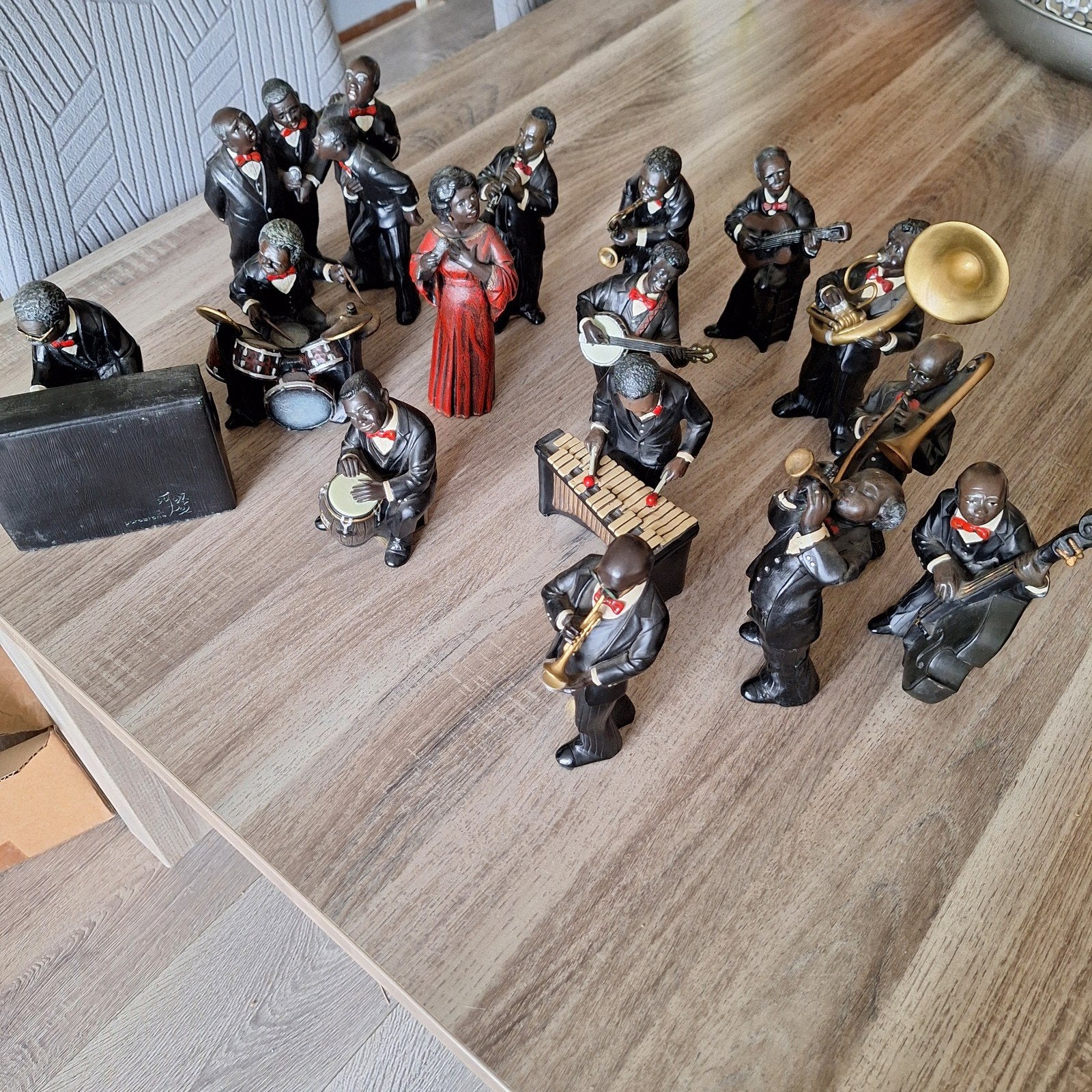 Parastone Orkest - 15 Beelden van Jazzmuzikanten, Ophalen, Gebruikt, Overige typen