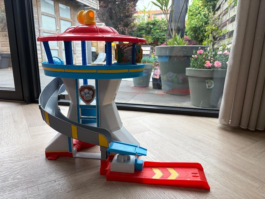 Paw Patrol Lookout Tower uitkijktoren + glijbaan, Ophalen, Gebruikt