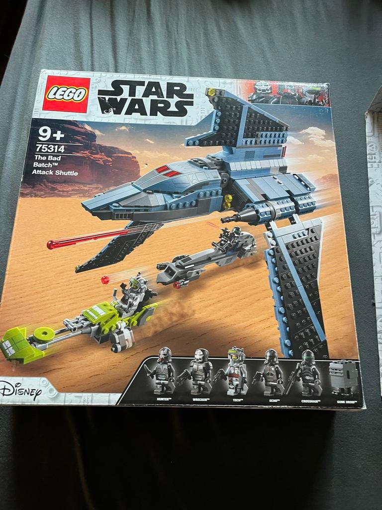 LEGO Star Wars 75314 The Bad Batch Attack Shuttle, Ophalen of Verzenden, Zo goed als nieuw, Actiefiguurtje