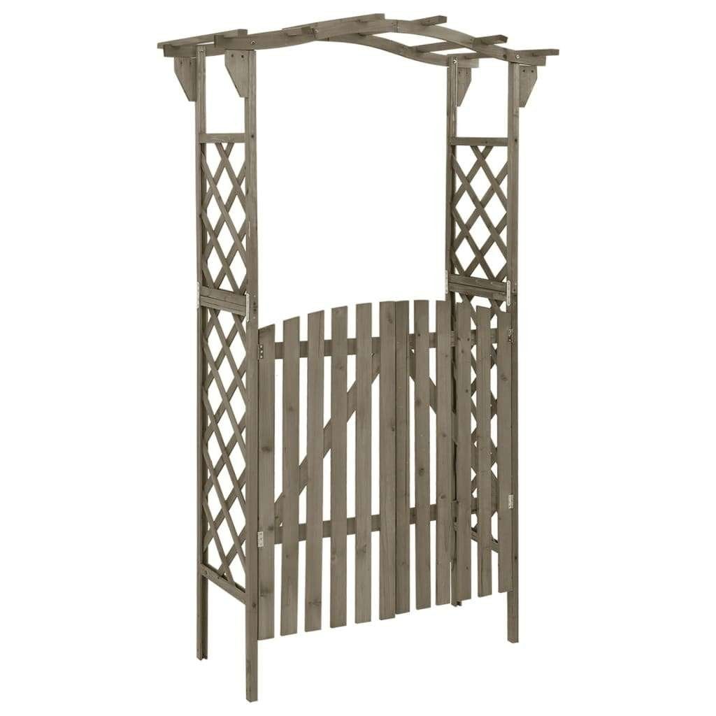 Prieel rozenboog tuinpoort hout 120x60x205 cm GRATIS BEZORGD, Met poort, Verzenden, Overige typen, Nieuw