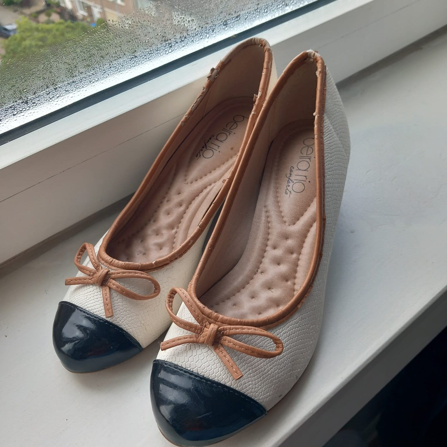 Beira Rio Ballerina's Maat 38, Wit, Beira Rio, Gedragen, Ballerina's