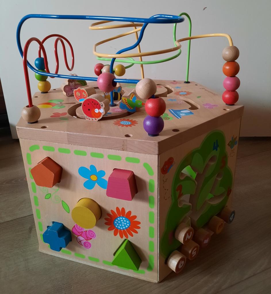 EverEarth 7 in 1 houten speelstation Grote Tuin, Kinderen en Baby's, Speelgoed | Houten speelgoed, Ophalen, Gebruikt, Overige typen