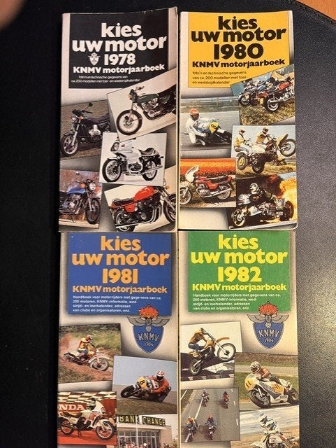 4x Kies Uw MOTOR 1978 1980 1981 en 1982 (keurige staat), Verzenden, Zo goed als nieuw, Overige vervoermiddelen