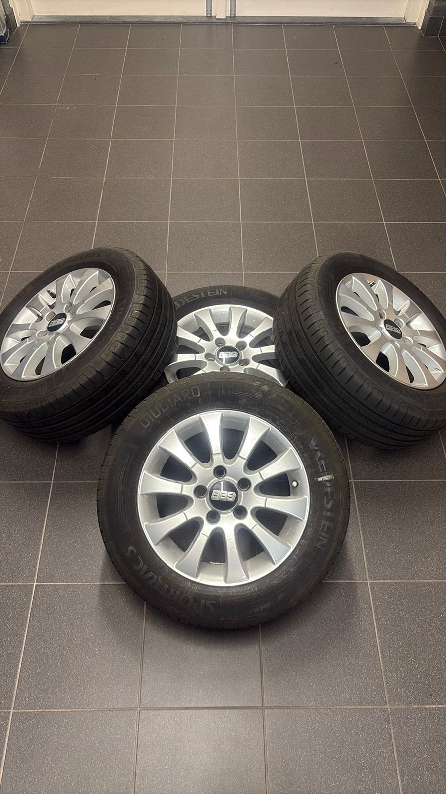 BBS velgen met band, Ophalen, Gebruikt