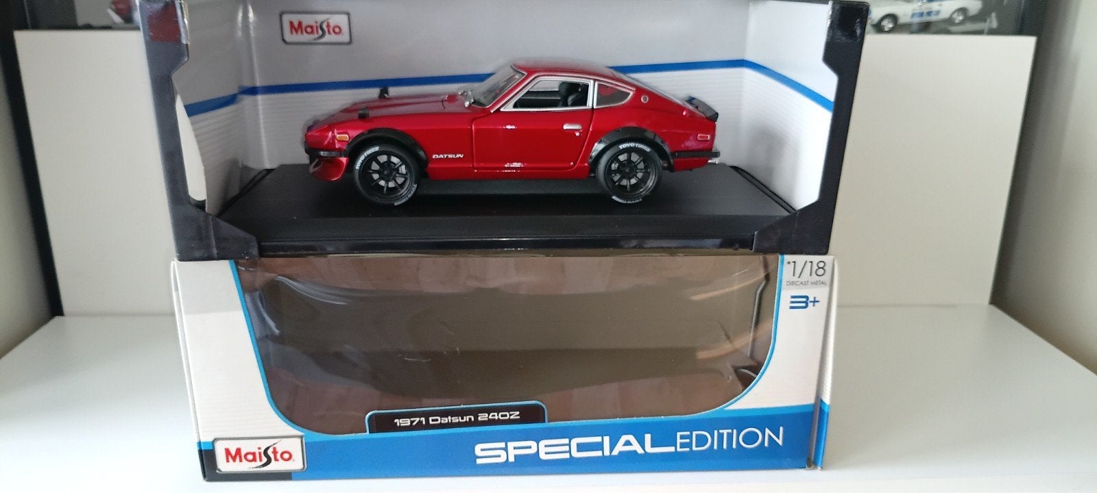 Datsun 240 Z Tokio Mod 1971 Maisto, Ophalen of Verzenden, Nieuw, Auto, Maisto