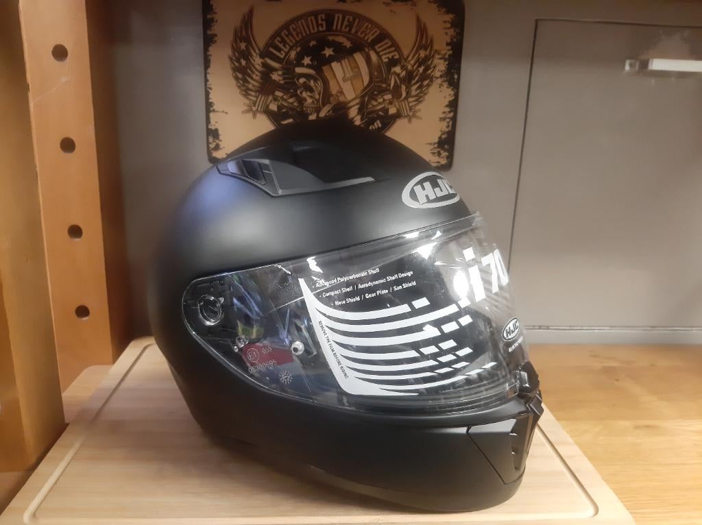 HJC I70 helm mat zwart XXL motor scooter helm XXL brommer, Nieuw met kaartje, Pascalstraat 6 1704 RD Heerhugowaard, Dames, HJC
