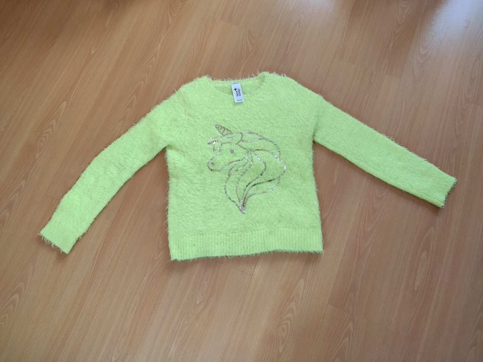 Gele trui maat 134/140, Gebruikt, C&A, Meisje, Trui of Vest
