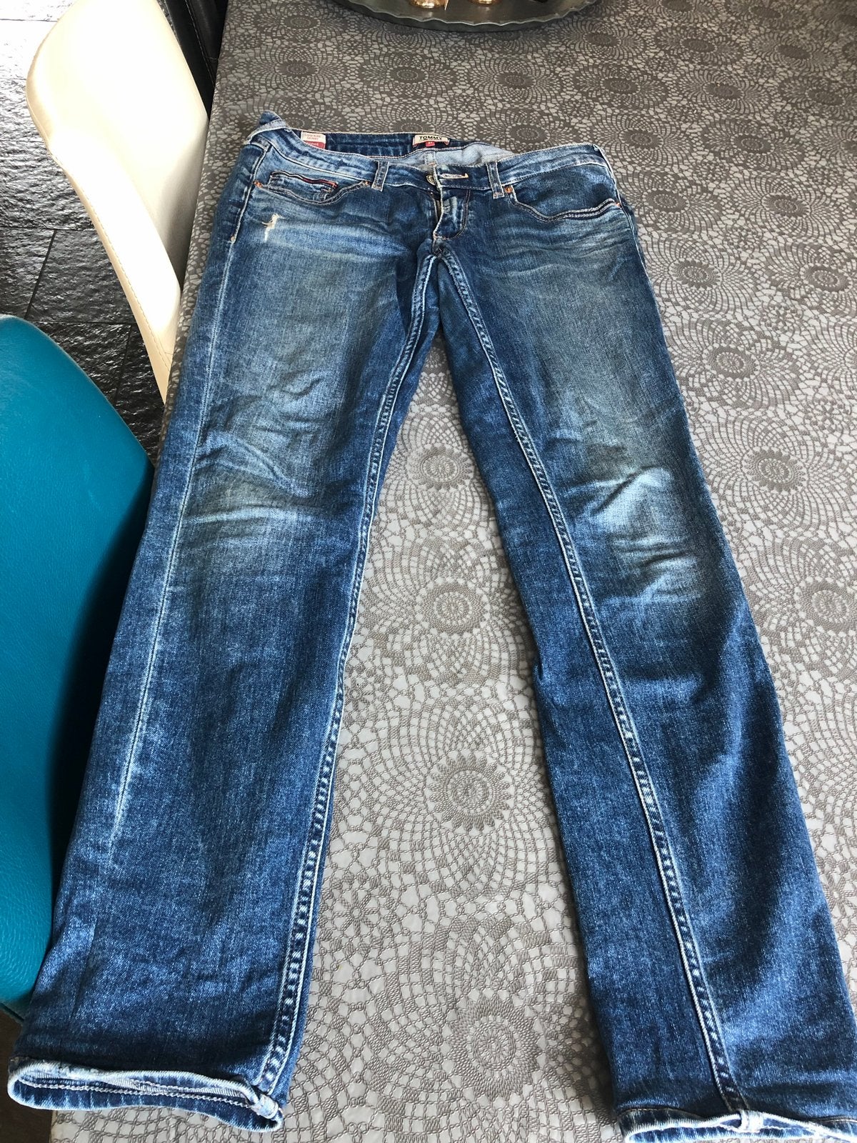 Tommy Jeans Sophie Low Rise Skinny Jeans W27/L32, Ophalen of Verzenden, Gedragen, Blauw, W27 (confectie 34) of kleiner